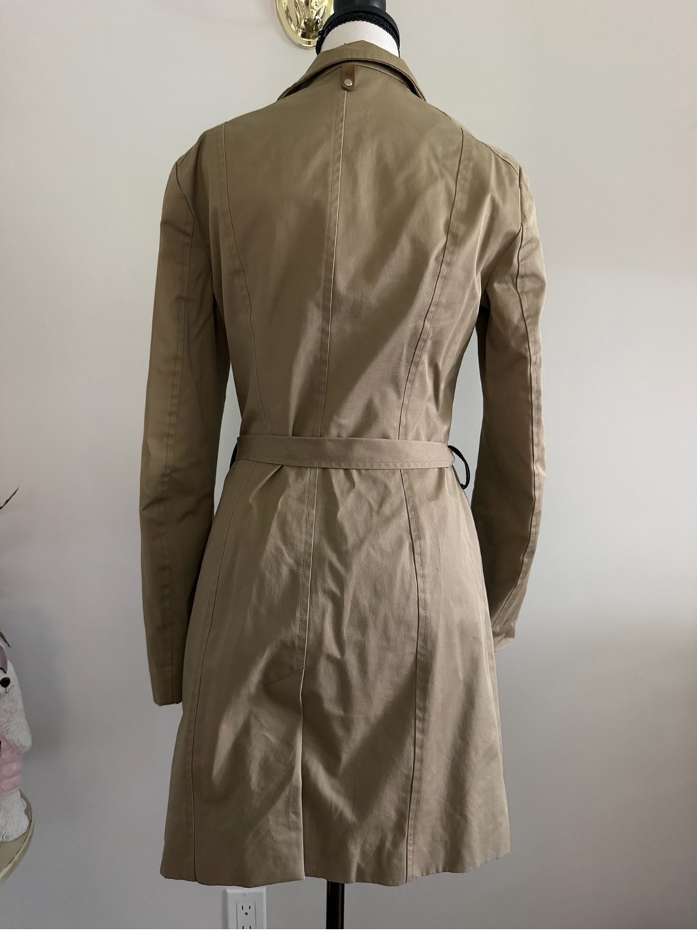 Mackage Tan Trench Coat - Picture 9 of 15